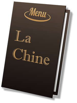 Carte du restaurant La Chine